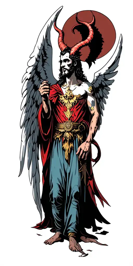 Archangel Mikhail And Satan