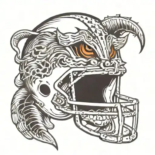 American Football Beast Helmet