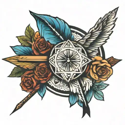 Faith And Arrow Design