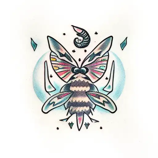 Spooky Moth Witch Vibes