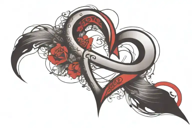 Infinity Symbol On A Heart