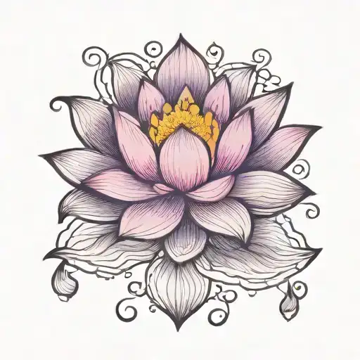 Lotus Flower Purple Pink