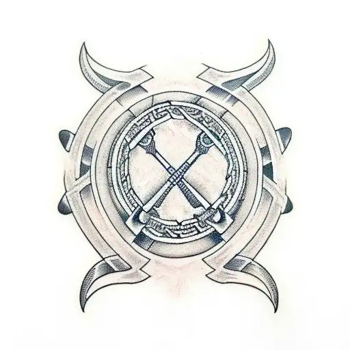 Norse Axe Knotwork