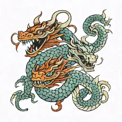 Hydra 3 Headed Dragon