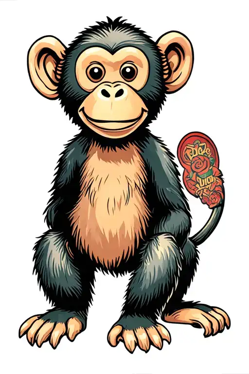 Animal Kingdom Monkey Stuffed Animal Walt Disney