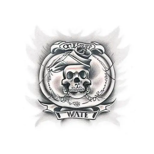 Quote Tattoo Down The Spine With Floral On The Sides