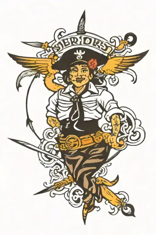 Black And White Sailor Jerrys