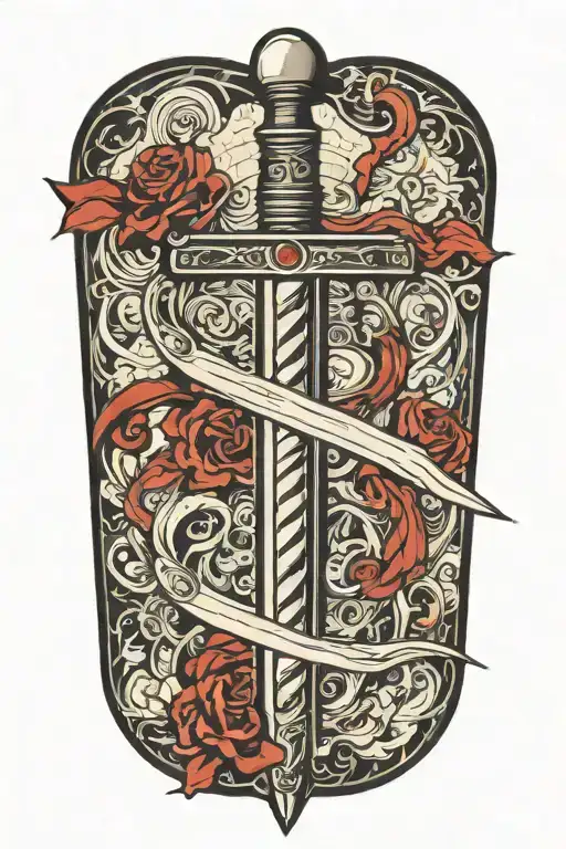 Sword Wrapped In Electricity