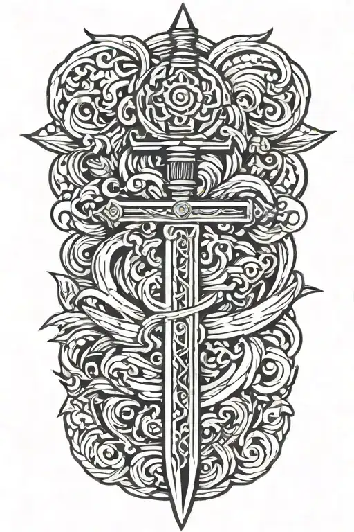 Sword Electricity Flowing