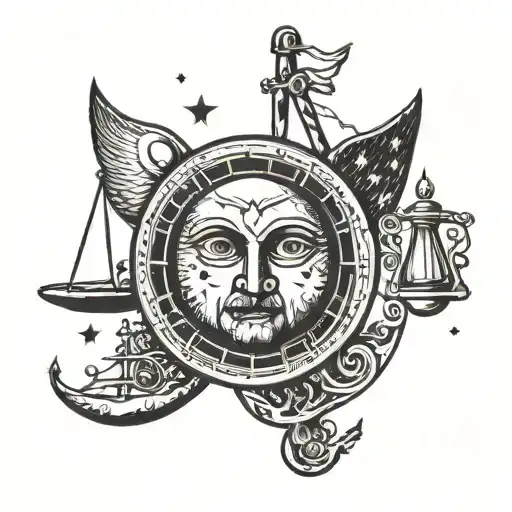 Waxing Gibbous Phase With And Libra Zodiac Sign