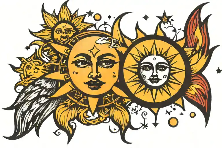 Sun And Moon Rising