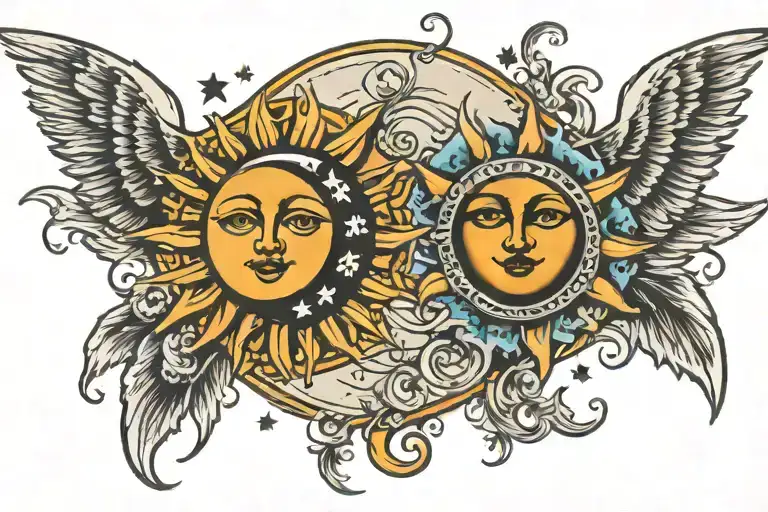 Sun And Moon Rising