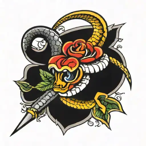 Snake And Dagger