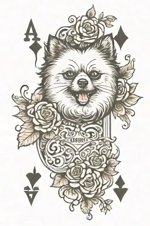 Ace Playing Card For My Pomeranian Who Died August 19Th 2024