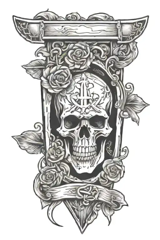 Metallica Dead Magnetic Coffin Surrounded By Viking Runs