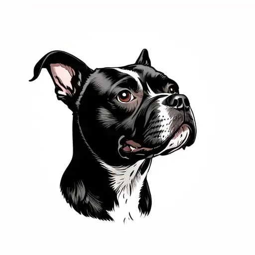 Traditional English Stafford Dog