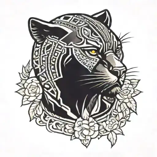Patchwork Style Black Panther