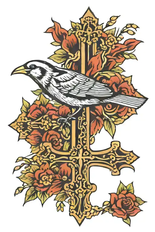 Cross And Bird