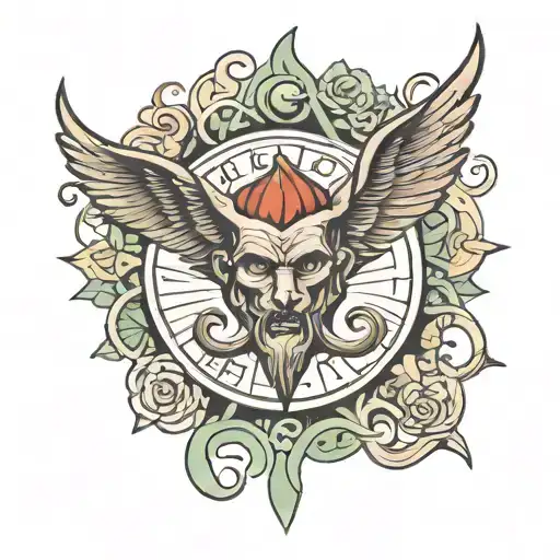 Lucifer Symbol Money Power Fame