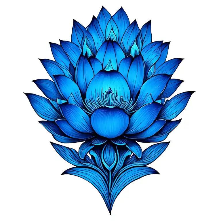 Egyptian Blue Lotus Flower