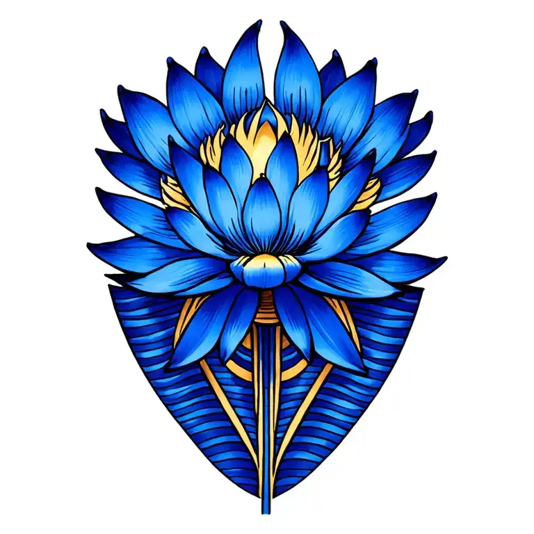 Egyptian Blue Lotus Flower