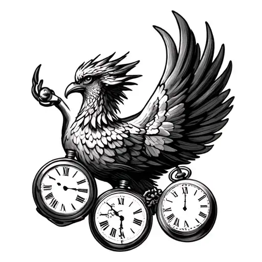 Phoenix And 3 Pocket Watches