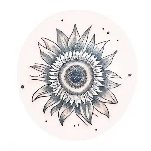 Sunflower Shoulder To Neck