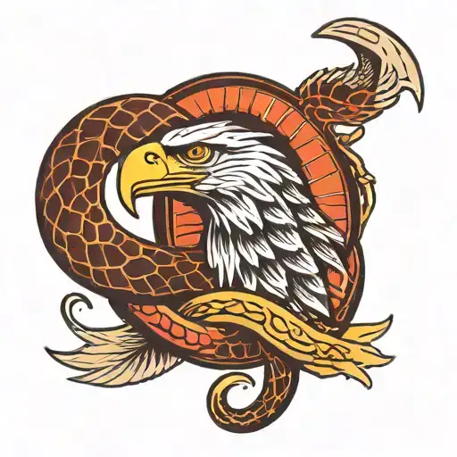Snake And Eagle