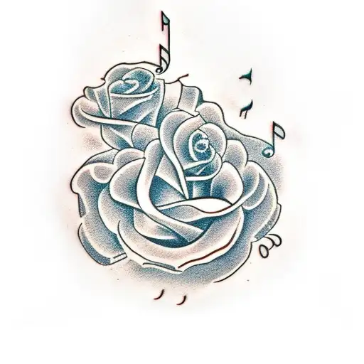 English Rose With Music Script