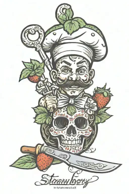 Strawberry Chef Knife 71496 Chixie