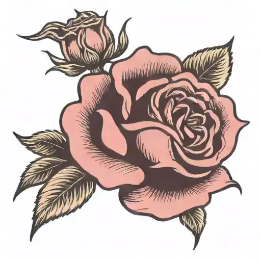 Rose With Long Stem Being Held