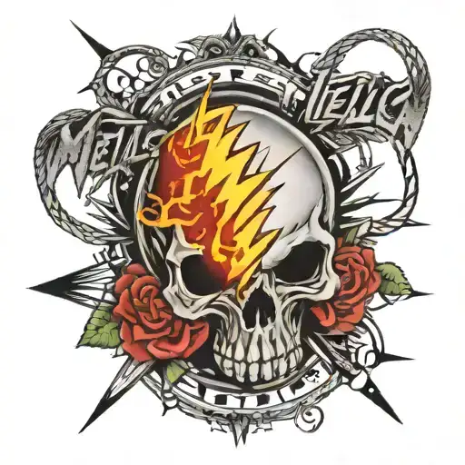 Metallica With Ekg Tracing Your Past And Future