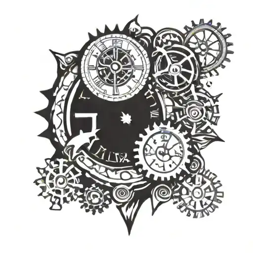 Clock With Gears