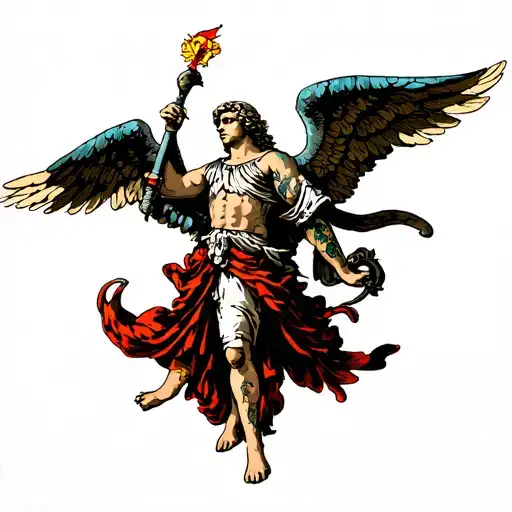 Warrior Angel Holding