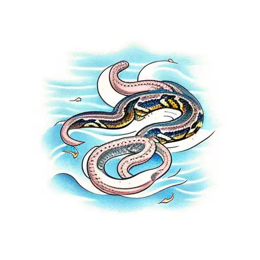 Sea With Fig And Snake