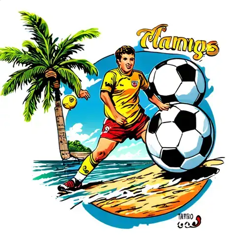 Soccer And Vacation Themed