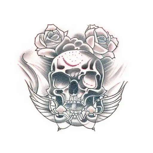 Trio Tattoes On A Spread Sheet With Multiple Different Options