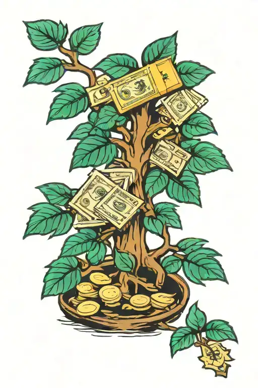 Money Tree Growing