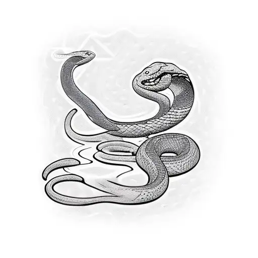 Snake In The Shape Of Teffilin