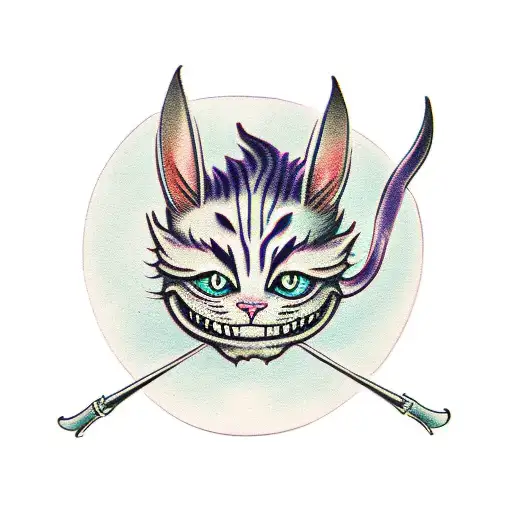 Cheshire Cat And Hat