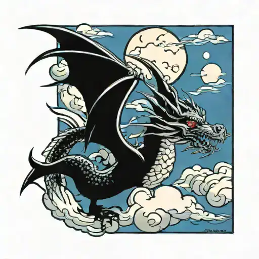 Dragon And Clouds