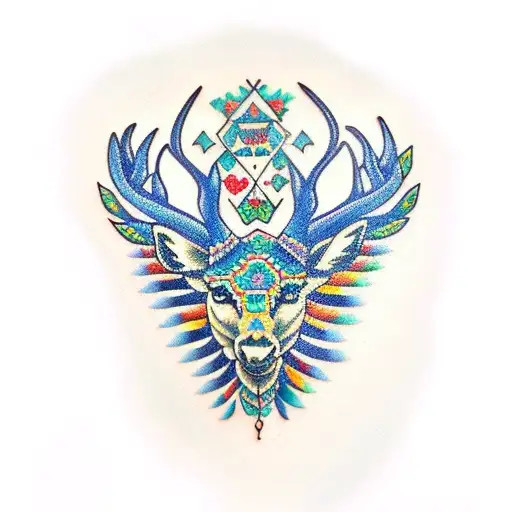 Blue Deer Huichol