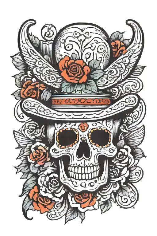 Mariachi Skull
