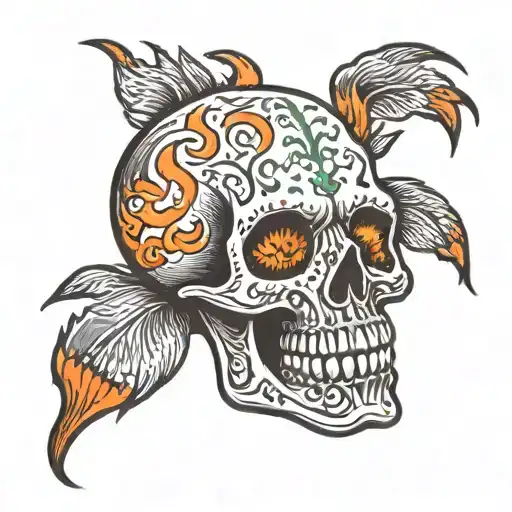 Fire Skull