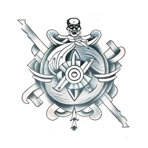 Pirate Ship Yin Yang