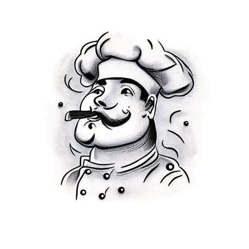 A Chef Cooking A Delicious Meal With Gemitaiz's Lyrics Written As Ingredients