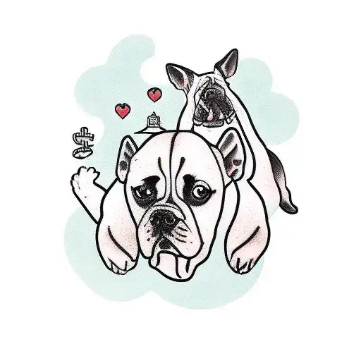 Dog With People Hand