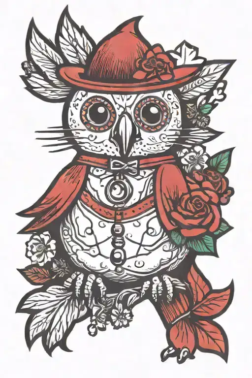 Voodoo Doll Shaped Like A Cardinal