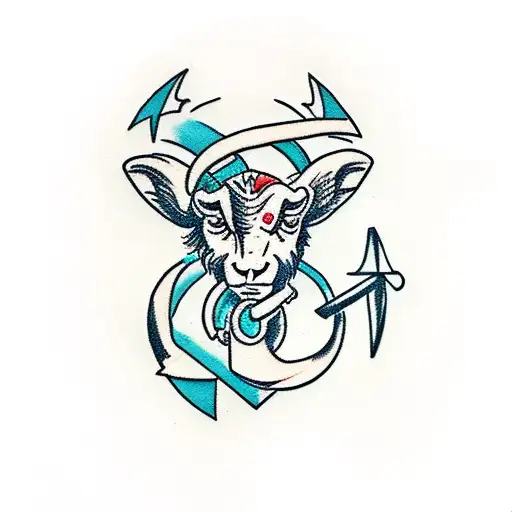 Aries With An Anchor