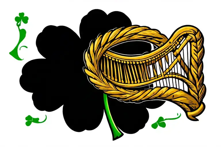 Harp Shamrock Ireland